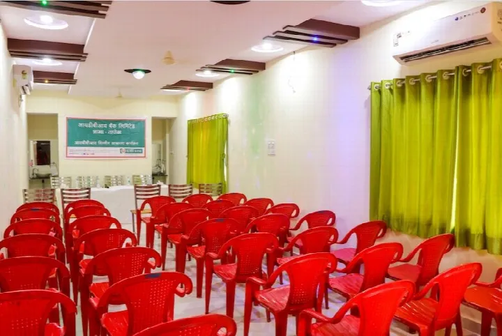 Conference hall set up for a seminar